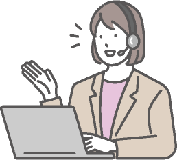 相談しているイラスト