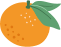 みかんのイラスト
