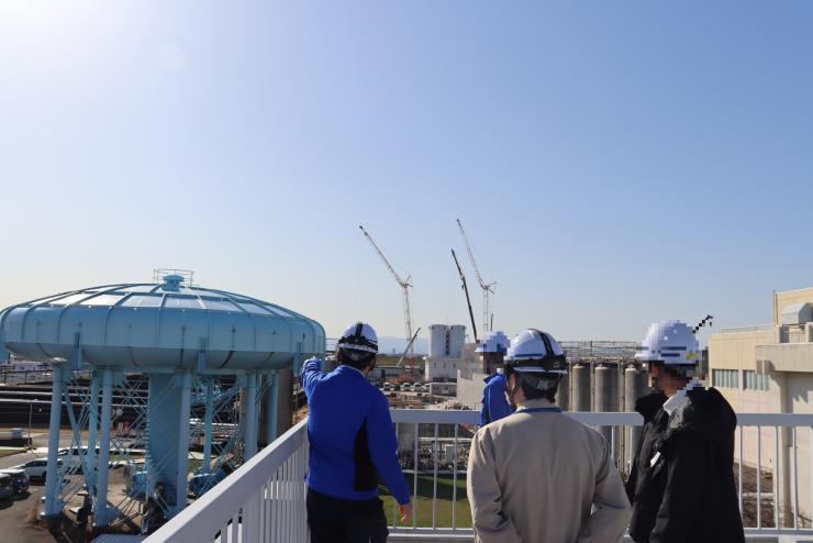 現場見学の様子(設備職・化学職)