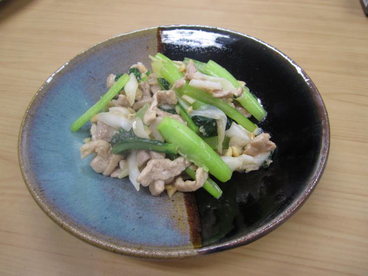 豚肉とサイタマ野菜のナッツ炒め