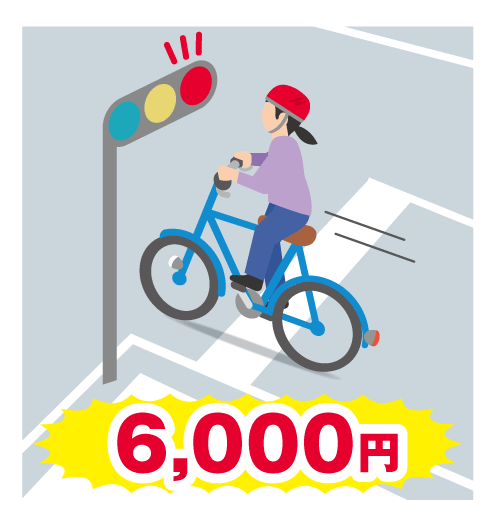 反則金6,000円