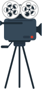 映写機のイラスト