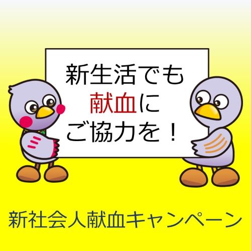 新社会人献血キャンペーンの画像