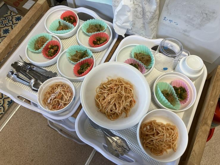 手作りの昼食