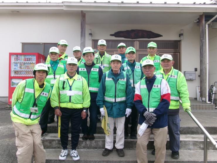 荒幡防犯委員会集合写真