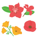 花のイラスト