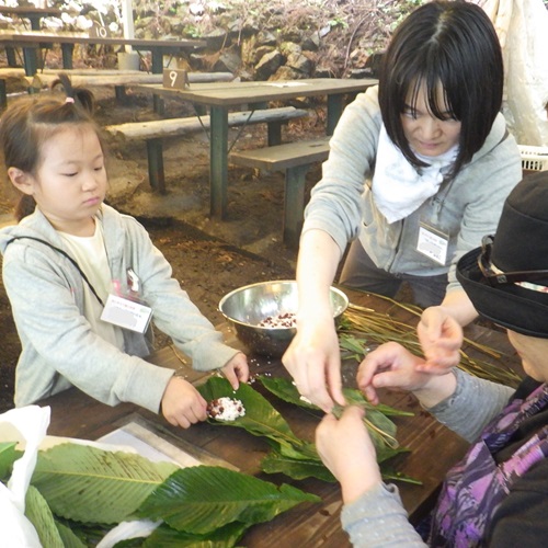 料理をしている写真