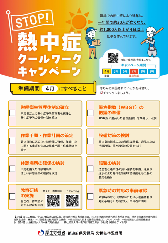 クールワークキャンペーンリーフレット1