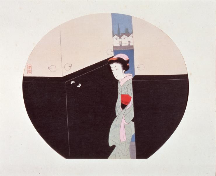 小村雪岱《河岸》1942年頃 埼玉県立近代美術館蔵 前期展示