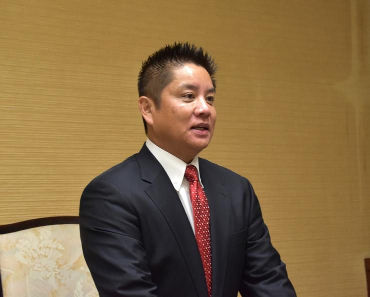 田村琢実団長