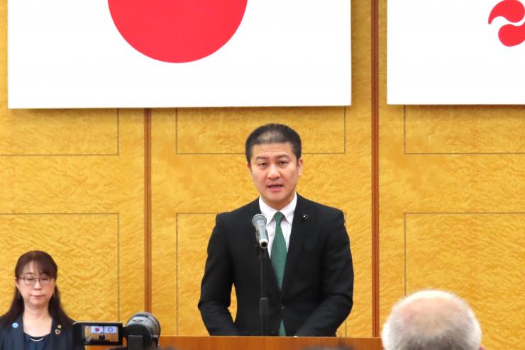 6月12日議長あいさつの写真