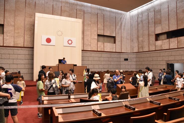 8月18日議場の様子