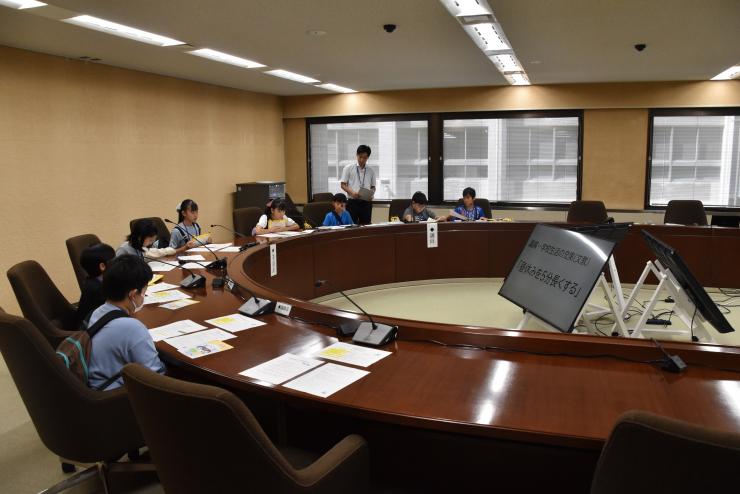 8月18日委員会体験の様子
