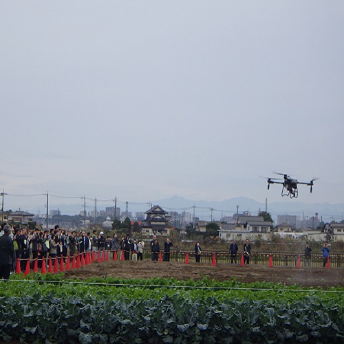ドローン実演会の写真