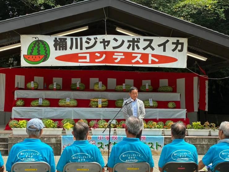 8月22日副議長あいさつの写真