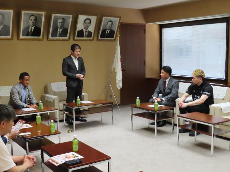 8月25日議長あいさつの写真