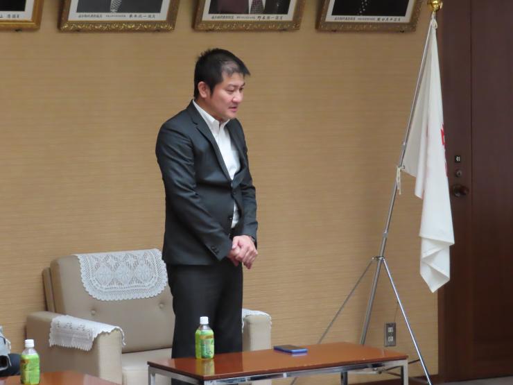 8月25日議長あいさつの写真