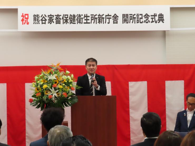 8月29日議長祝辞の写真