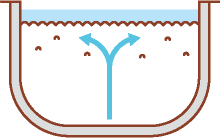 米の量が多い場合のイラスト
