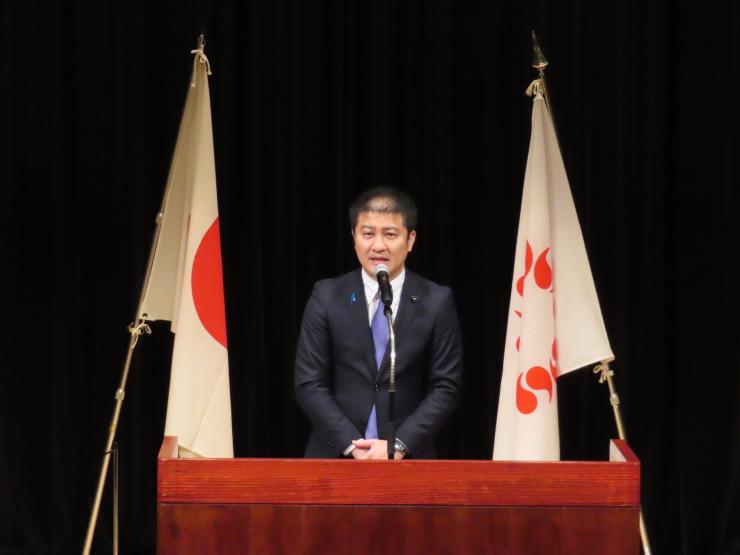 9月19日議長あいさつの写真