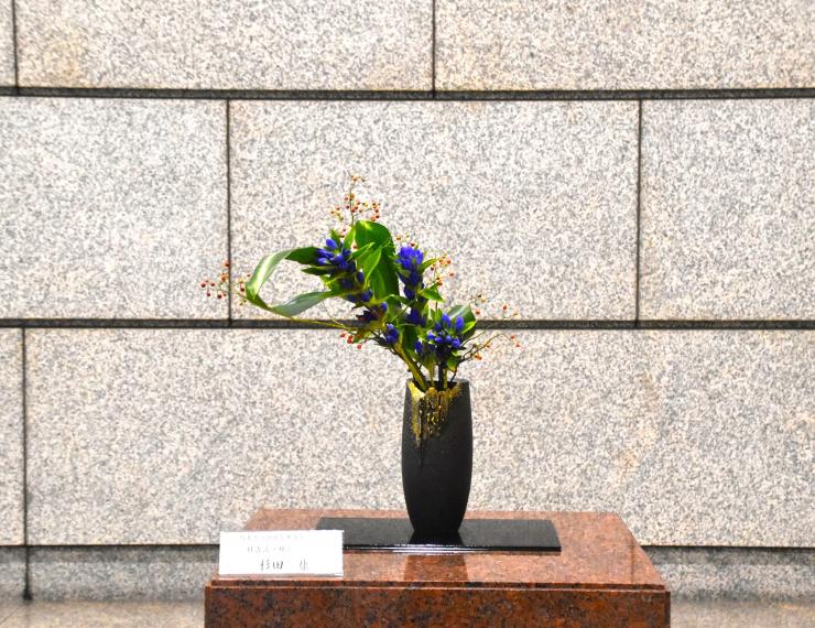 10月5日生け花の写真