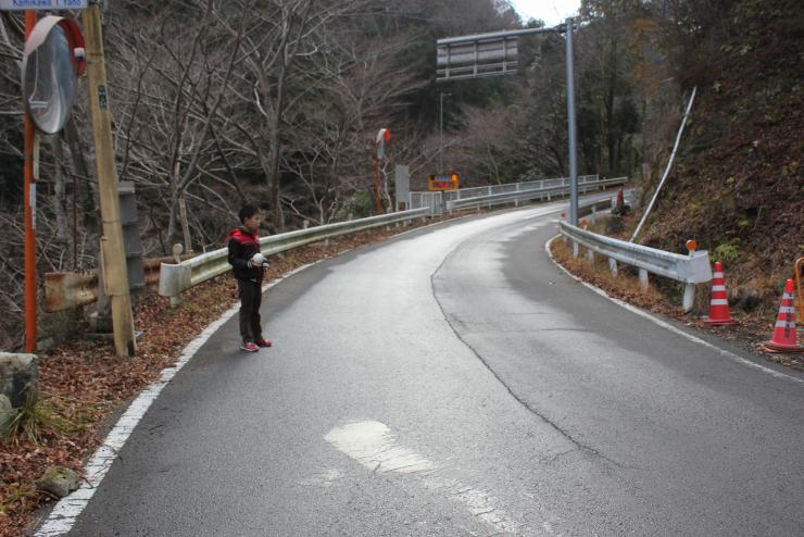 発電所橋の上