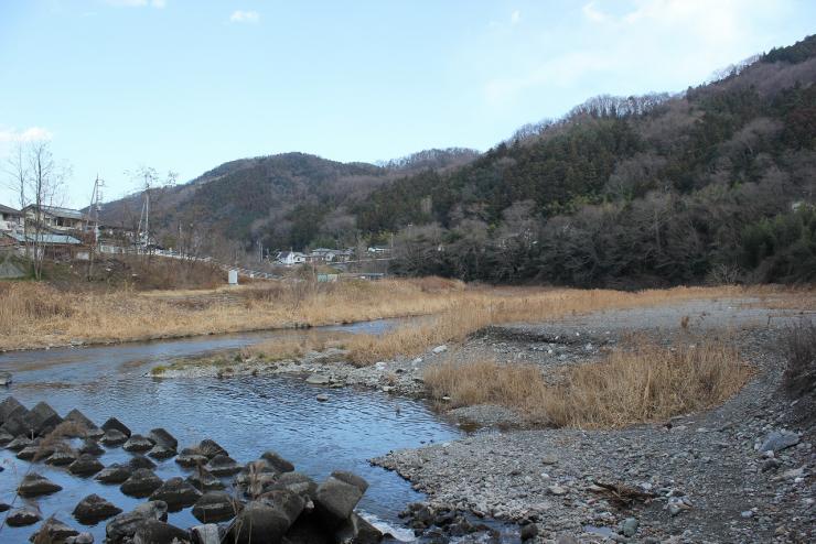 上武橋下流の風景