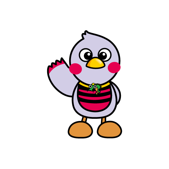 右手を挙げるさいたまっちの画像その2（コピーライト記載例）