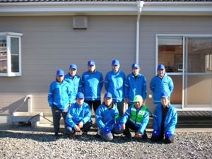 東三丁目町内会防犯隊の皆さん