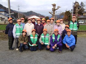 ときがわ町防犯隊の皆さん